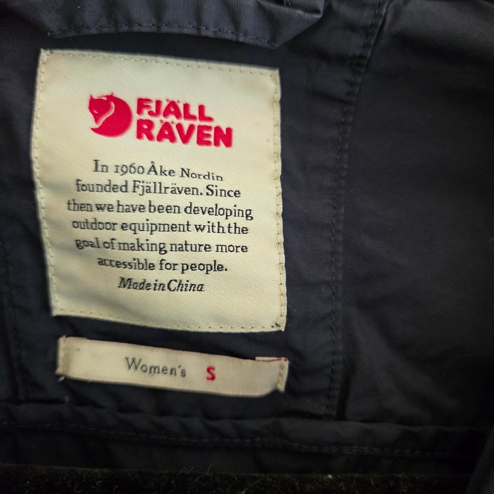 Fjallraven High Coast Wind Jacket Womens Small Hooded Full Zip Outdoor - Picture 3 of 6